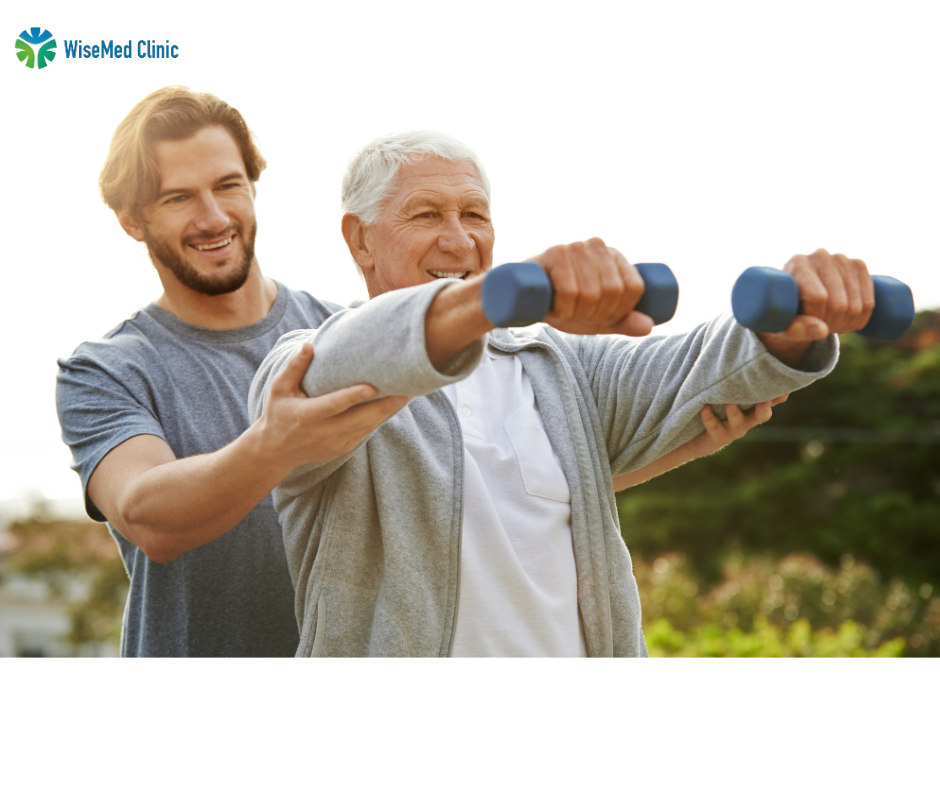 Modern medical laboratory with advanced longevity research equipment